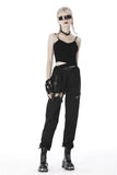 Punk irregular hollow thigh casual trousers  PW108 - Gothlolibeauty
