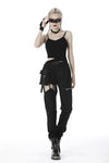Punk irregular hollow thigh casual trousers  PW108 - Gothlolibeauty