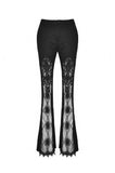 Punk sexy hollow out front bell trousers PW113