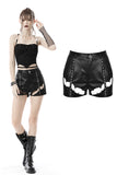 Punk hollow out sexy thigh short pants PW115