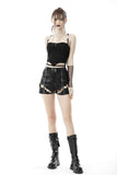 Punk hollow out sexy thigh short pants PW115