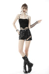 Punk hollow out sexy thigh short pants PW115