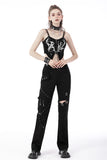 Punk locomotive metal studded trousers PW118