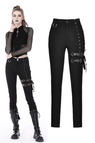 Punk locomotive rebel asymmetric trousers PW120