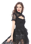 Gothic lace knitted T-shirt TW149 - Gothlolibeauty