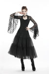 Gothic gorgeous lace horn sleeves T-shirt TW188 - Gothlolibeauty