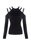 Punk daily wear long sleeves T-shirt TW197 - Gothlolibeauty
