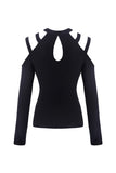 Punk daily wear long sleeves T-shirt TW197 - Gothlolibeauty