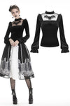 Black gothic lolita cute T-shirt  TW218 - Gothlolibeauty