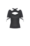 Punk sexy hollow out street fashion top TW308