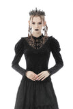 Gothic retro button embossing top TW352