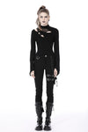 Punk rock sexy hollow out top TW455