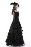 Gothic princess layered frilly sleeves sexy top TW465